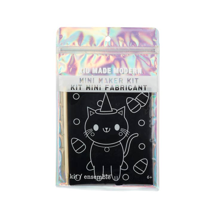 Kid Made Modern - Wholesale DIY Craft Kit - Kids - Mini Maker Kit - Halloween Scratch Art2