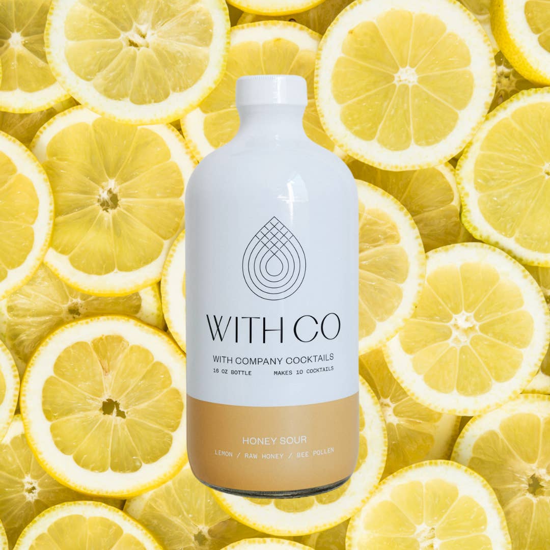 WithCo Cocktails - Wholesale Cocktail Mix/Syrup - Honey Sour Mix (Bee Pollen, Raw Honey, Lemon)