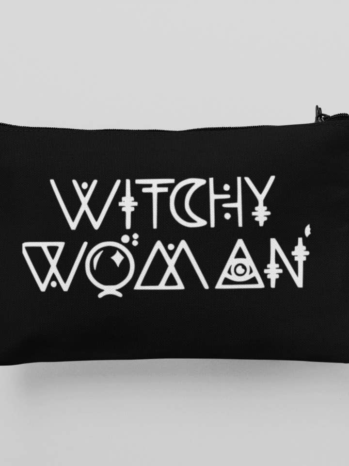 Gotische make-uptas, Witchy, Witchy Woman voor wholesale door Wickedly Divine Shop