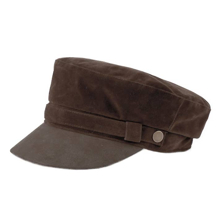 MiMi Wholesale - Wholesale Newsboy/Schoolboy Hat - Women's - FHE0166 Faux Suede Fisherman's Cap4