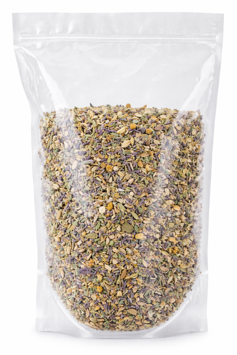 LA Herb - Wholesale Food Storage Wrap/Bag - Clear Stand-Up Barrier Pouch0