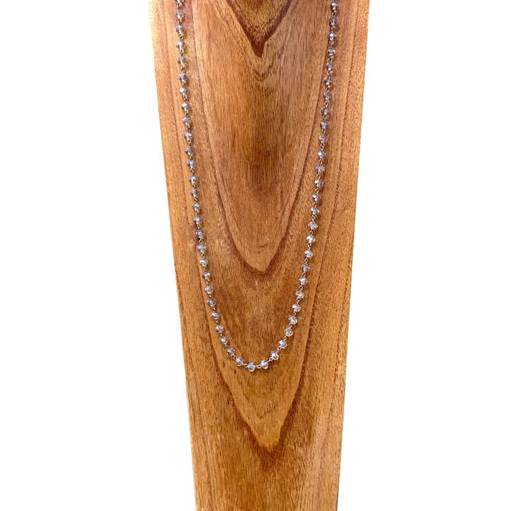 Crystal Link Chain 34", Necklace for wholesale by Western Elite Jewelry