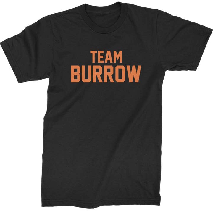 Team Burrow Cincinnati Mens T-shirt for wholesale by Expression Tees