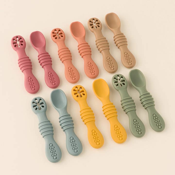 Juego de cubiertos de aprendizaje de 2 piezas para venta al por mayor de Der kleine Fratz