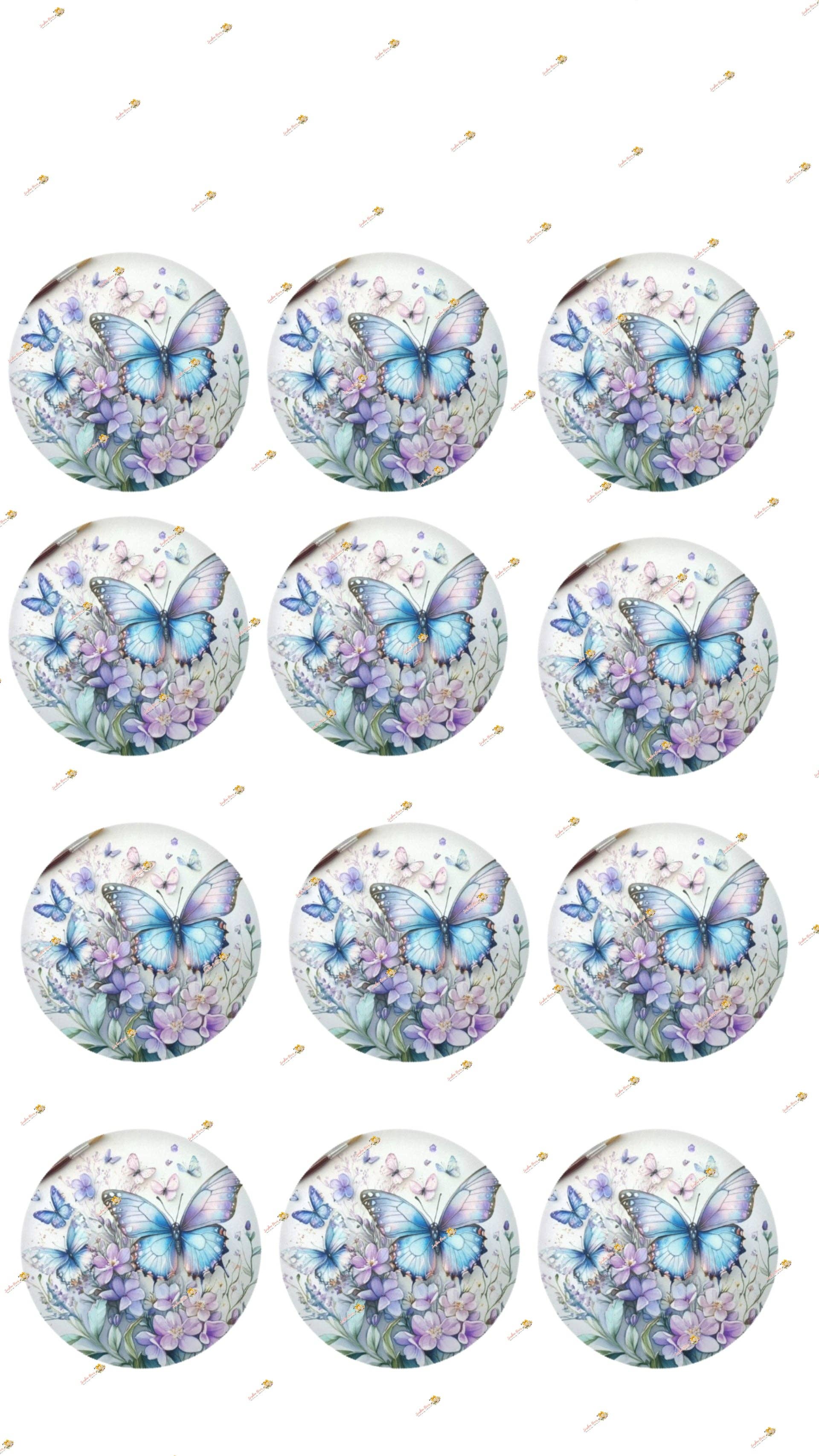 Sunshine Boxes - Wholesale Cake/Cupcake Topper - Butterfly Garden Collection0