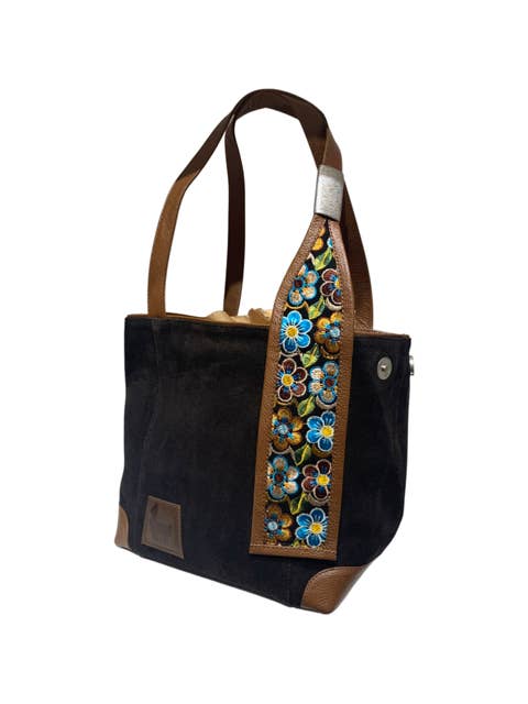 100% Leder Geldbörse Schwarz-Braun für den Großhandel von Alpaca market