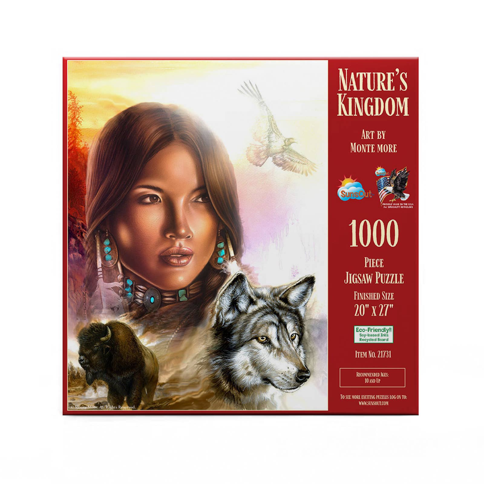 SunsOut - Vente Puzzle – adulte - Puzzle de 1000 pièces 1318 Nature's Kingdom2