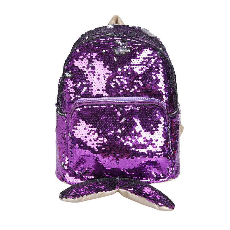 Viola Zaino con Paillettes a Coda di Sirena HB2055 in vendita all'ingrosso su Faire3