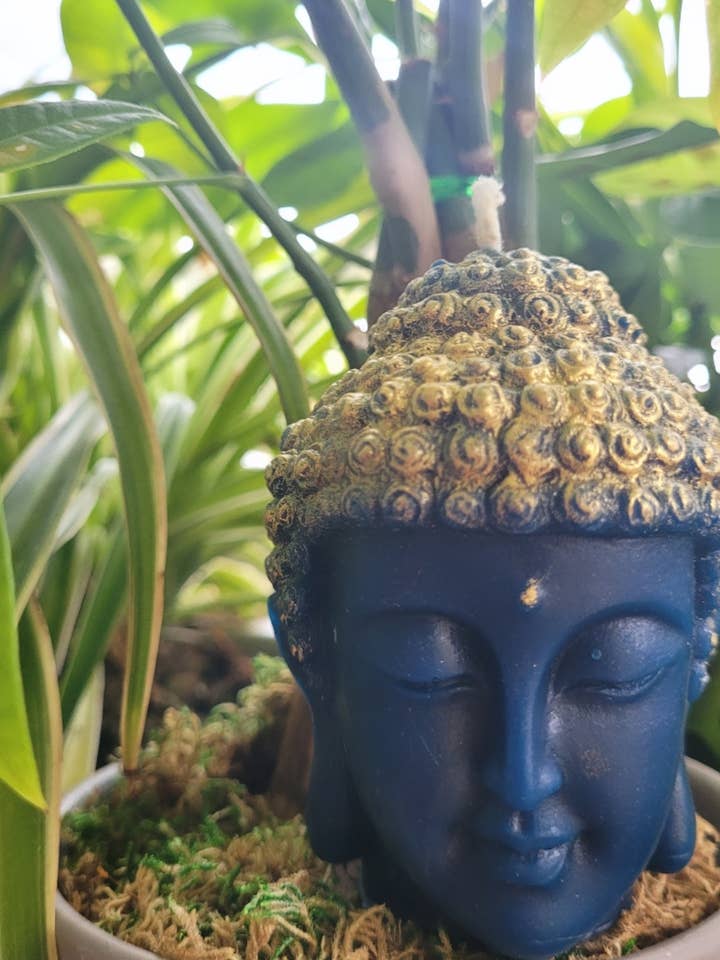 Testa di Buddha - Buddha illuminato per la vendita all'ingrosso da parte di Radiant Angel Candle Co