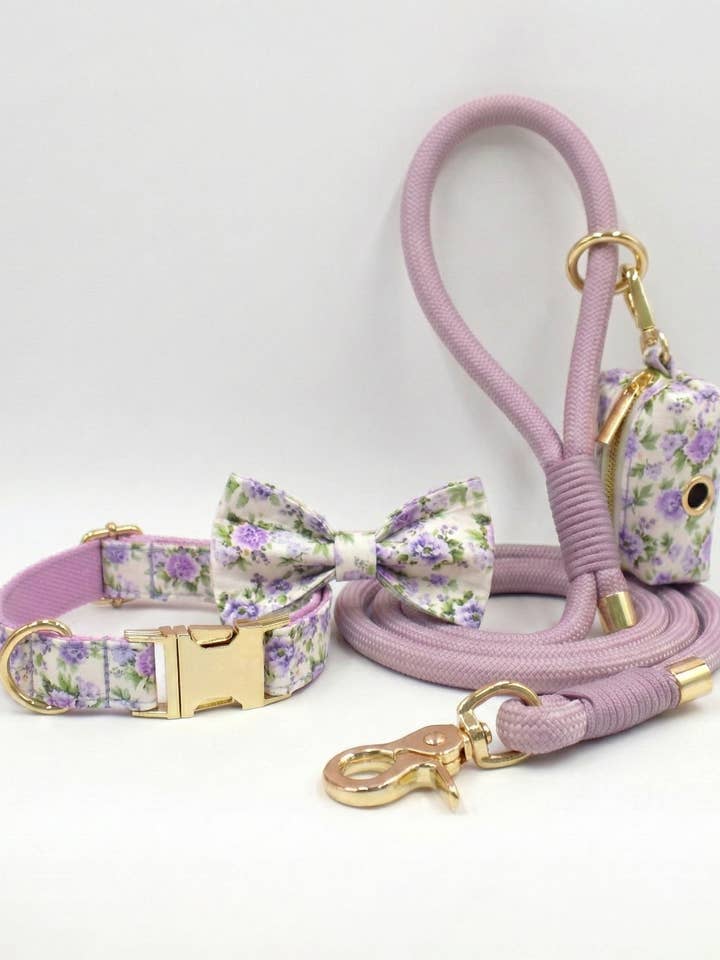 Peony Bloom Dog Walking Set for wholesale by Darren & Phillip