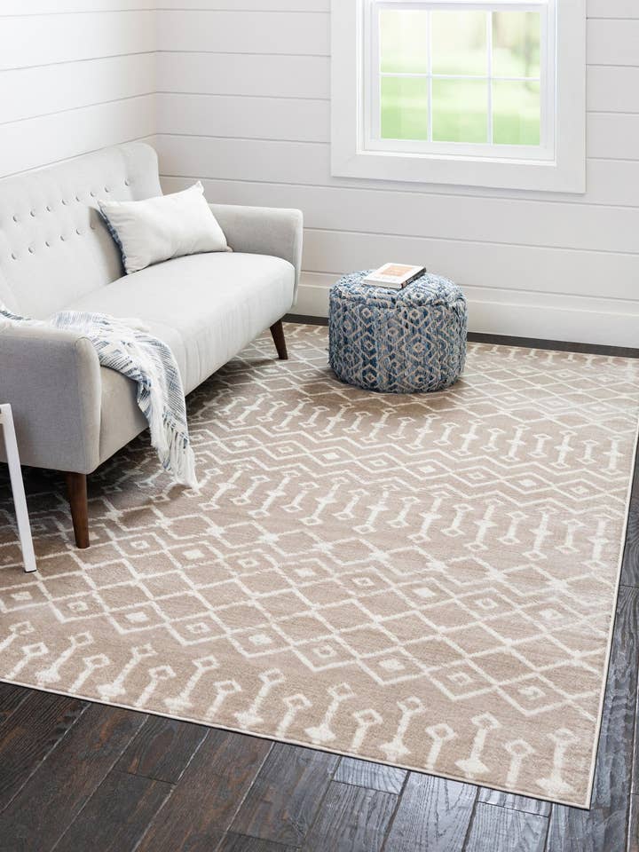 Geometric Moroccan Trellis Rug (Large Rectangular) for wholesale by Rug Mart