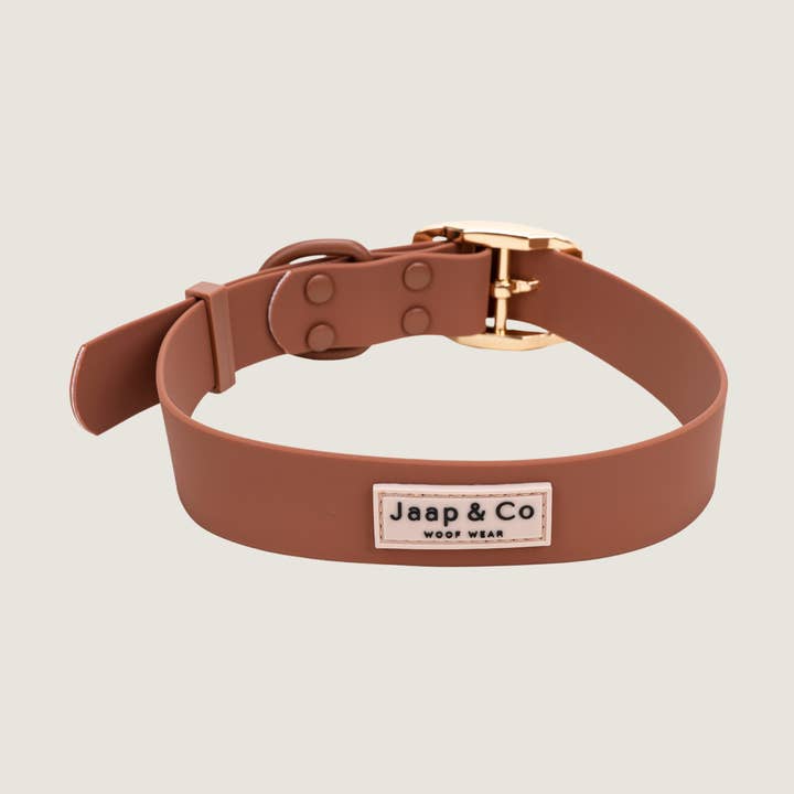 Mocha Mousse Waterproof - Dog Collar for wholesale by Jaap & Co - Woof Wear