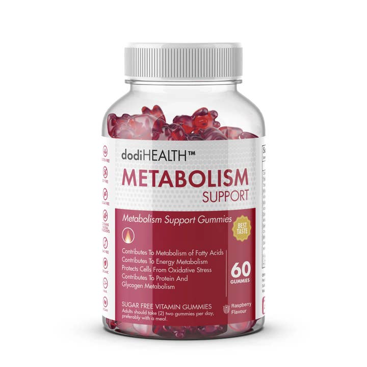 Metabolism Support Gummies with Strong B-Vitamins - Sugar-Free Energy UK for wholesale by Dodi Health