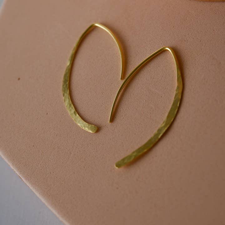 Justine Brooks Design - Wholesale Dangle Earrings - The New Essential Yellow Gold Earrings