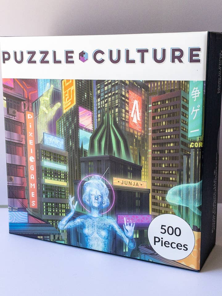 Cyber City Puzzle for wholesale by Puzzle Culture
