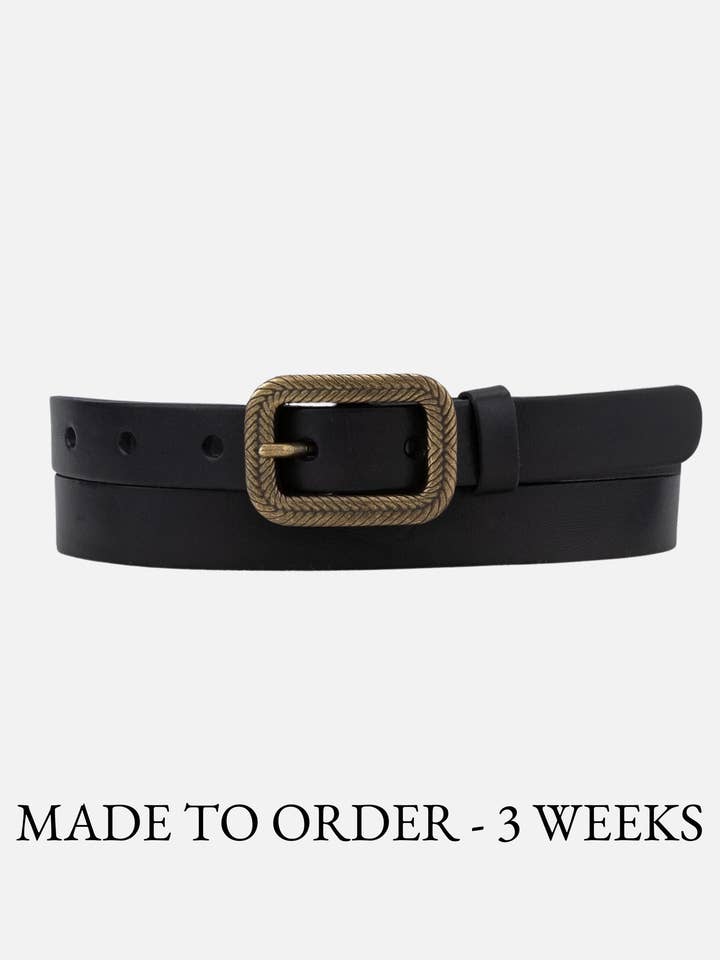 MADE TO ORDER Chelsy | Vintage Skinny Leather Belt for wholesale by Amsterdam Heritage Belts, Bags, Apparel & Jackets EU