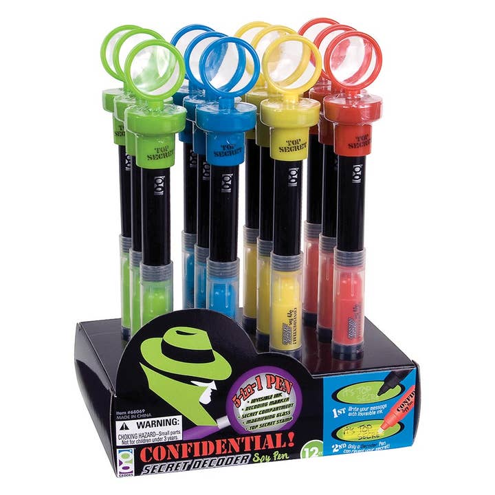 Geddes - Wholesale Pen - Confidential 5-in-1 Spy Pen 12/ds