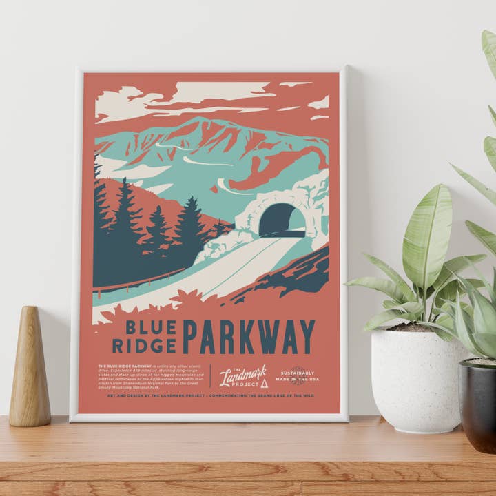 The Landmark Project - Wholesale Poster - Blue Ridge Parkway - 12x16 Poster
