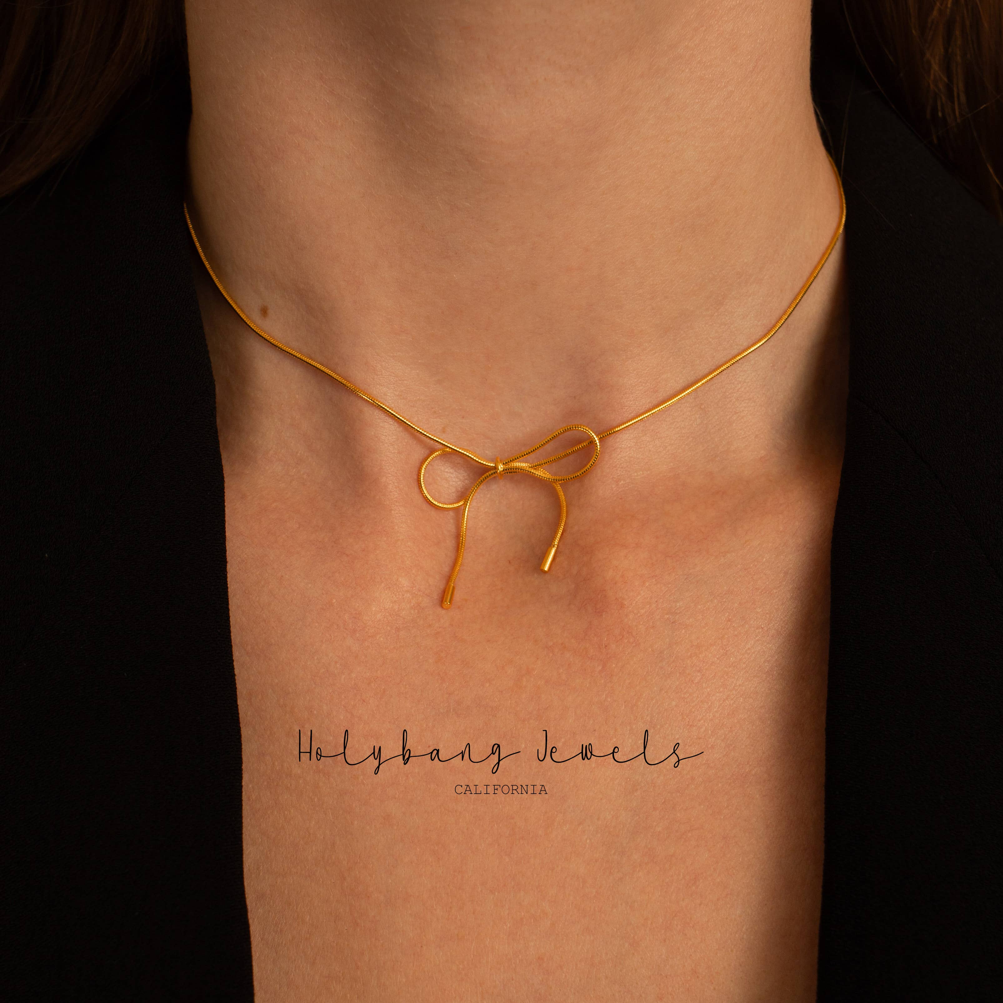 HolyBang Jewels - Wholesale Pendant/Charm Necklace - BOW NECKLACE - N-C30104