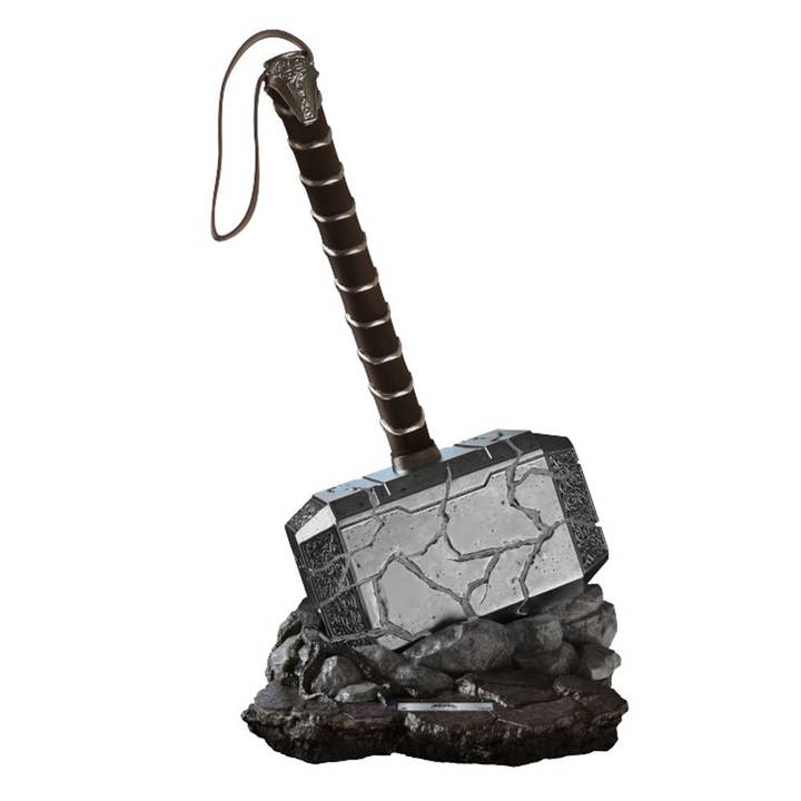 LM Treasures - Wholesale Decorative Figurine - Thor: Love And Thunder Mjolnir Master Craft Life Size Statue5