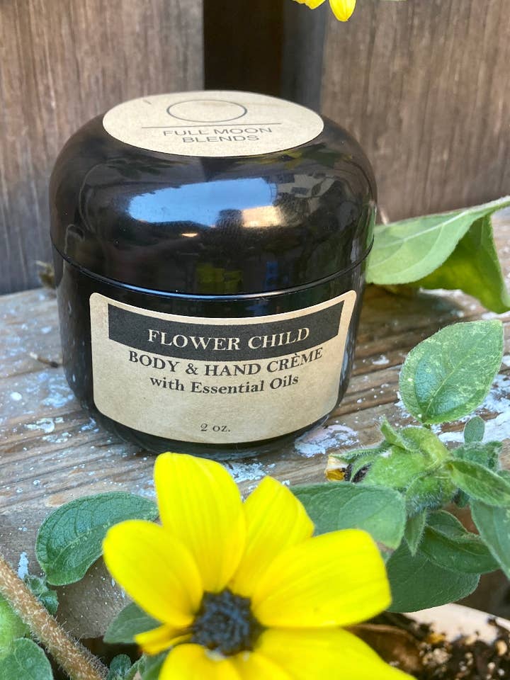 Hånd & Krop Creme - Flower Child for engroshandel hos Full Moon Blends