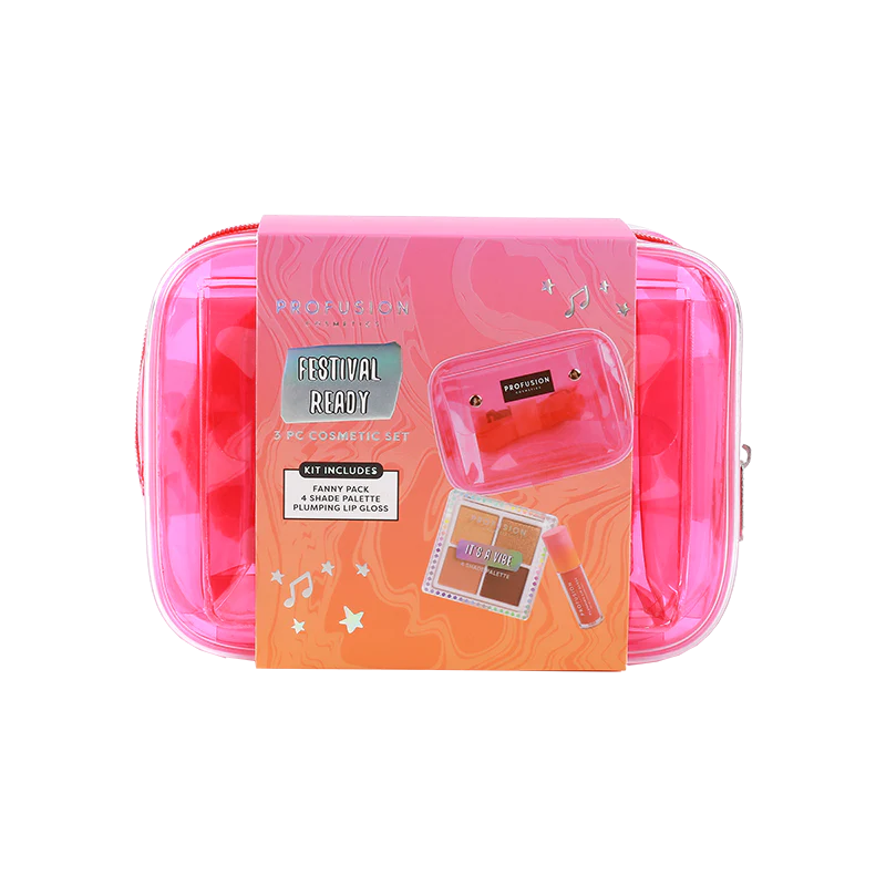 VIAI Beauty - Wholesale Makeup Kit - PROFUSION It's a Vibe | Festival Ready 3-pc Bag & Cosmetic Set7