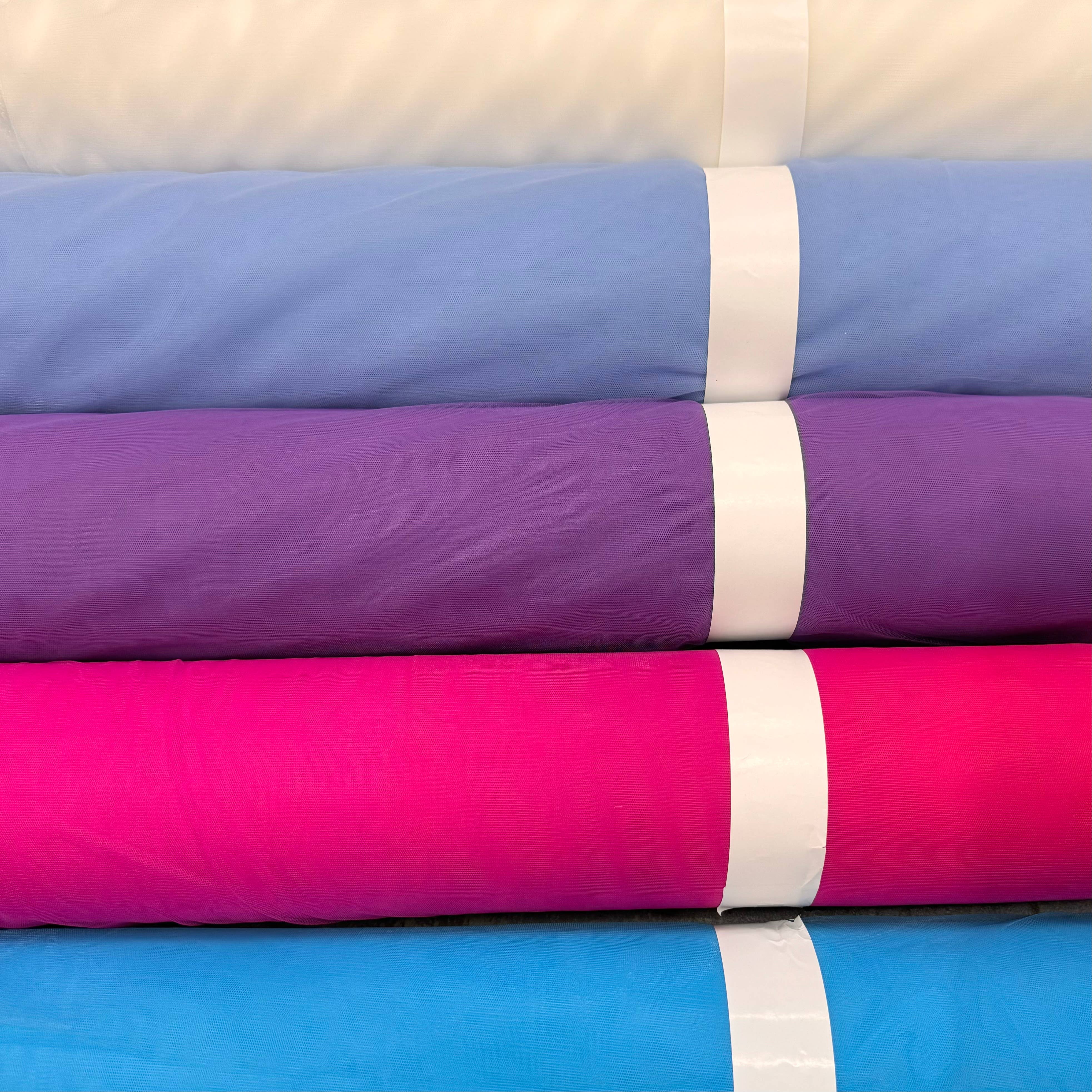 Mond Lace Textile - Wholesale Fabric - PERI BLUE Soft Tulle 60"8