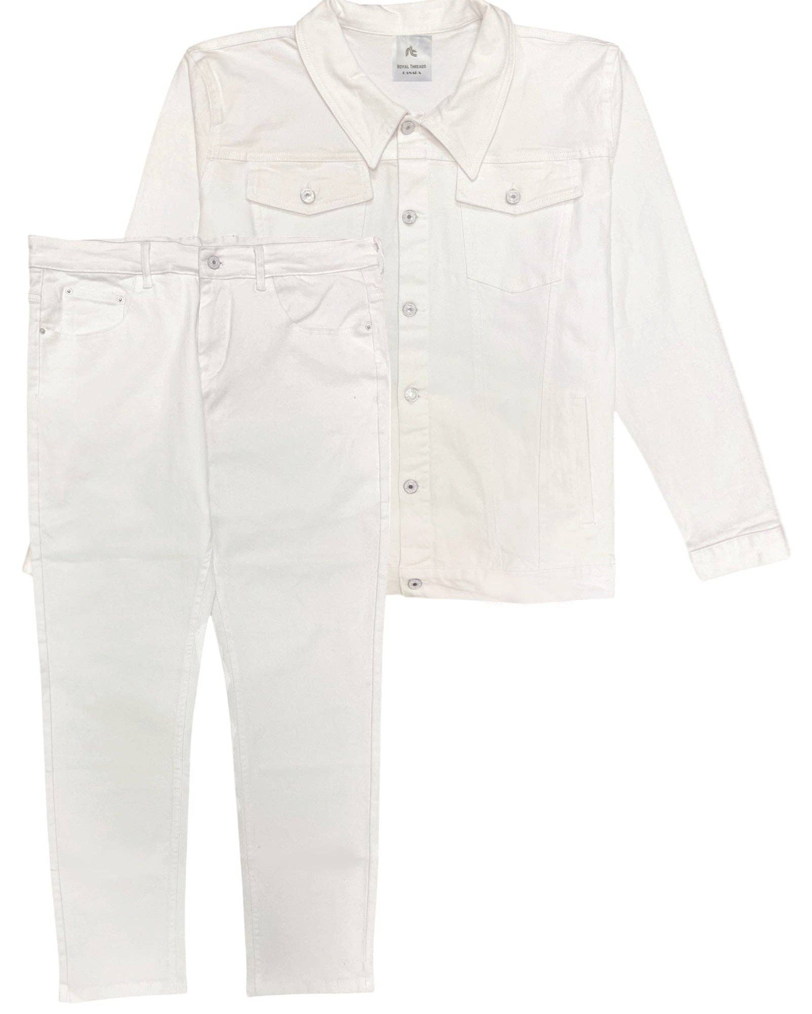 Royal Threads - Wholesale Suit Set - Men's - Men’s Tuxedo Jean Suit Classic Slim Fit3