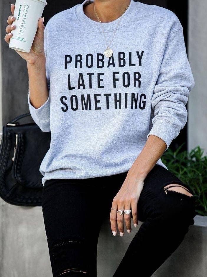 Wahrscheinlich spät für etwas für den Großhandel von Tymbr apparel Boutique