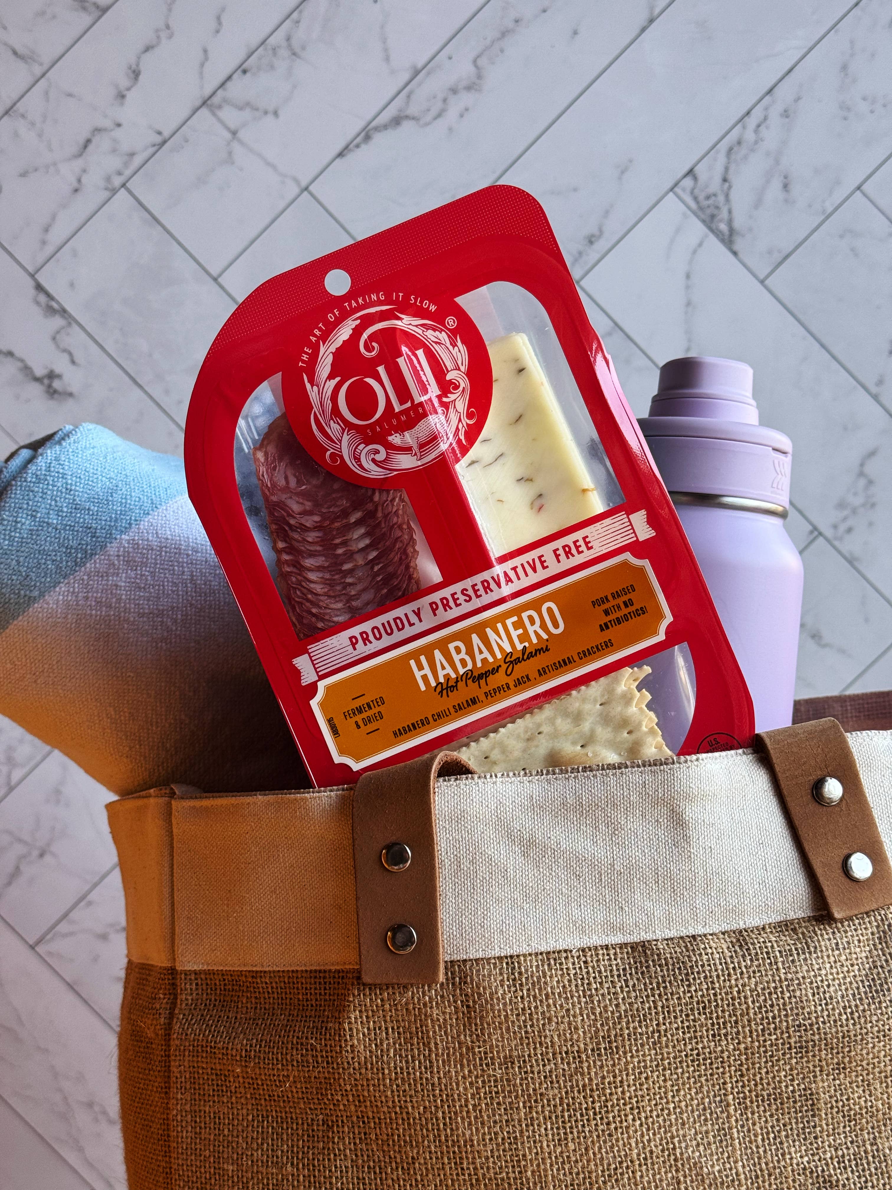 Olli Salumeria Americana - Wholesale Salami - Olli Preservative Free Habanero Pep Jack Snack Pack 10/2oz1