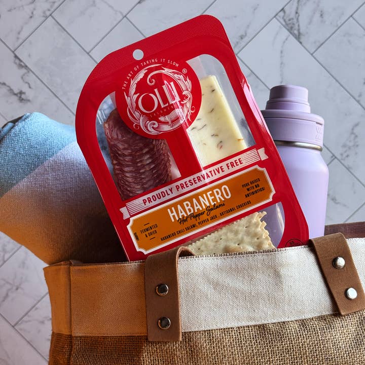 Olli Salumeria Americana - Wholesale Salami - Olli Preservative Free Habanero Pep Jack Snack Pack 10/2oz1