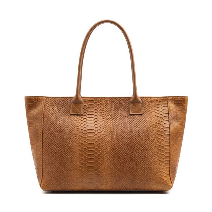 LOLA Ledertasche – Kamel – Hergestellt in Italien für den Großhandel von ZEEN