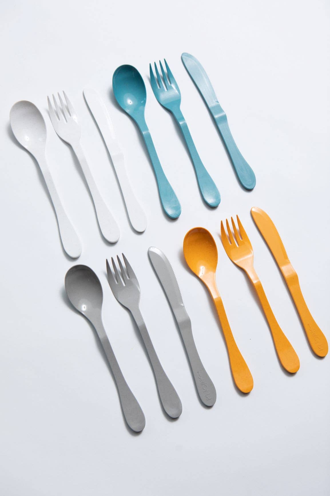 Knork Flatware – wholesale Assorted cutlery set – KNORK Eco 12 Piece (Fork, Knife, Spoon) Biodegradable Bamboo2