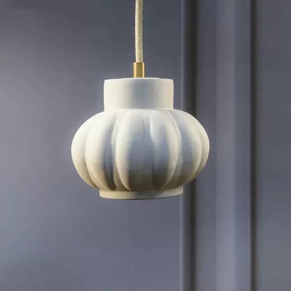 Suspensão de biscoito de porcelana CHARLOTTE por atacado de REMINISCENCE HOME