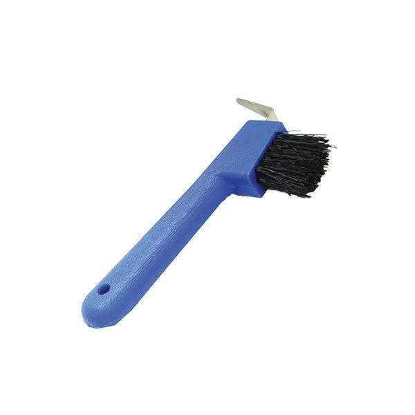 Smart Horse Gear - Wholesale Horse Conditioner/Grooming Aid - Hoof Pick with Brush / Plastic / Metal Pick / 7"