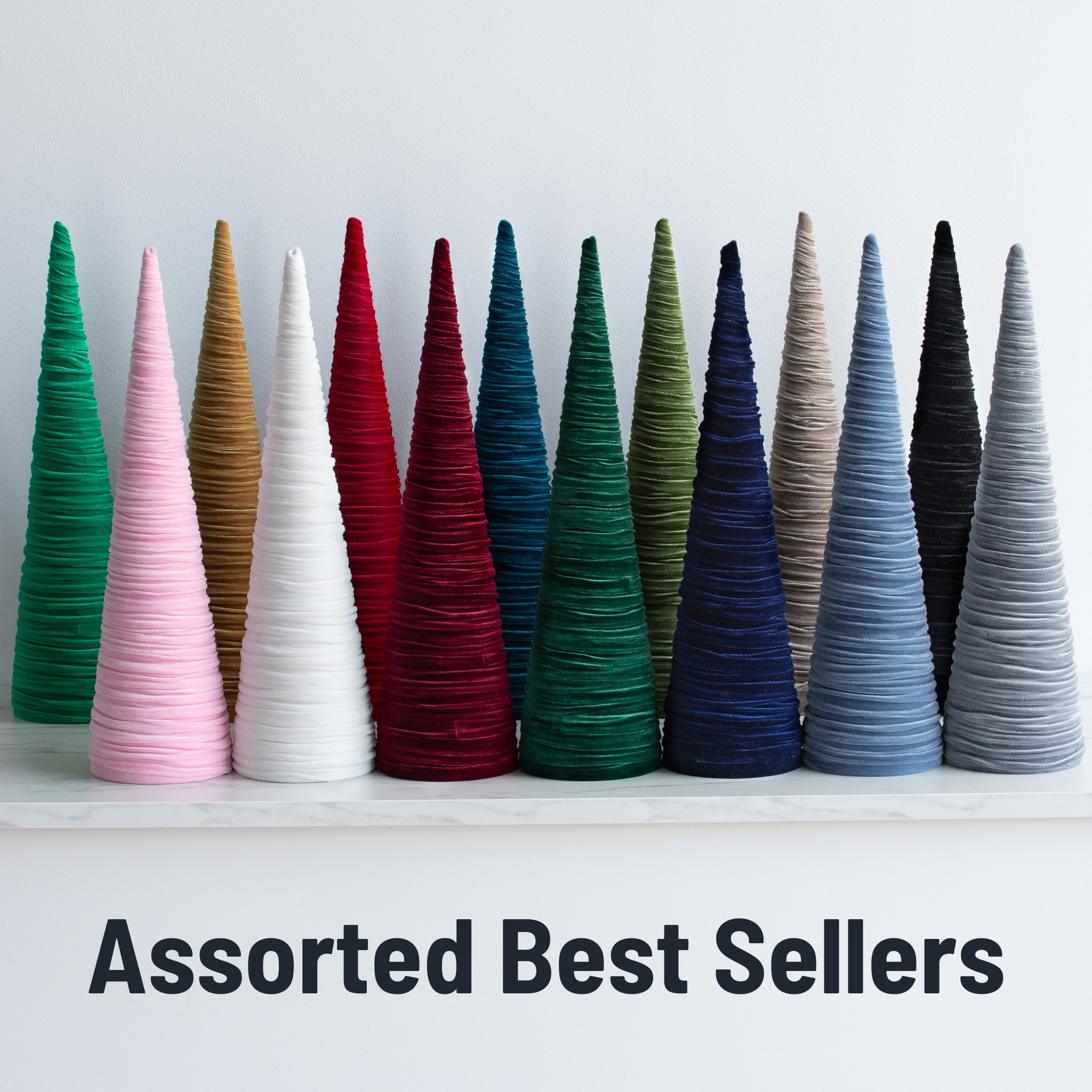 Your Heart's Content - Wholesale Decorative Tabletop Object - Trees Velvet Medium, Spring Accent Tablescape, Valentines0