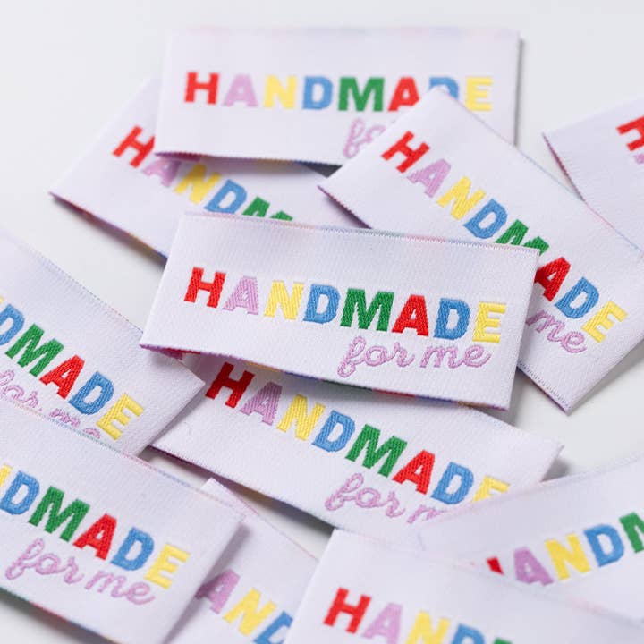 HANDMADE FOR ME - Sewing Labels Tags for wholesale by Little Rosy Cheeks
