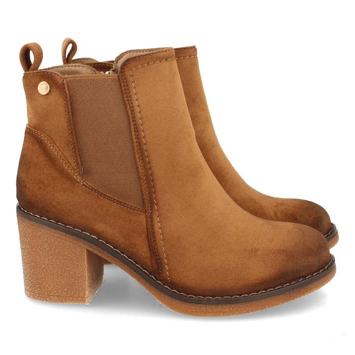 Brideluxe Mayorista - Wholesale Booties - Women's - Leather boot with elastic