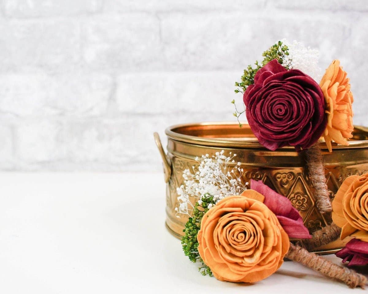 Sola Wood Flowers - Wholesale Dried/Pressed Flowers - Baby's Breath (White)10