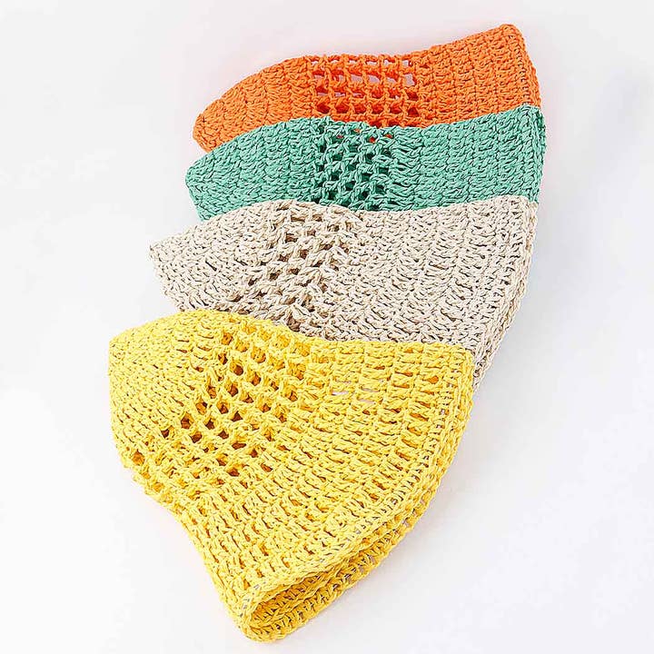 Box Weave Bucket Hat for wholesale by 3AM BY H&D ACCESSORIES