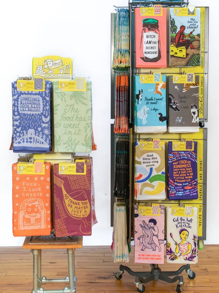 Sélection et support de torchons pour la vente par Incognito