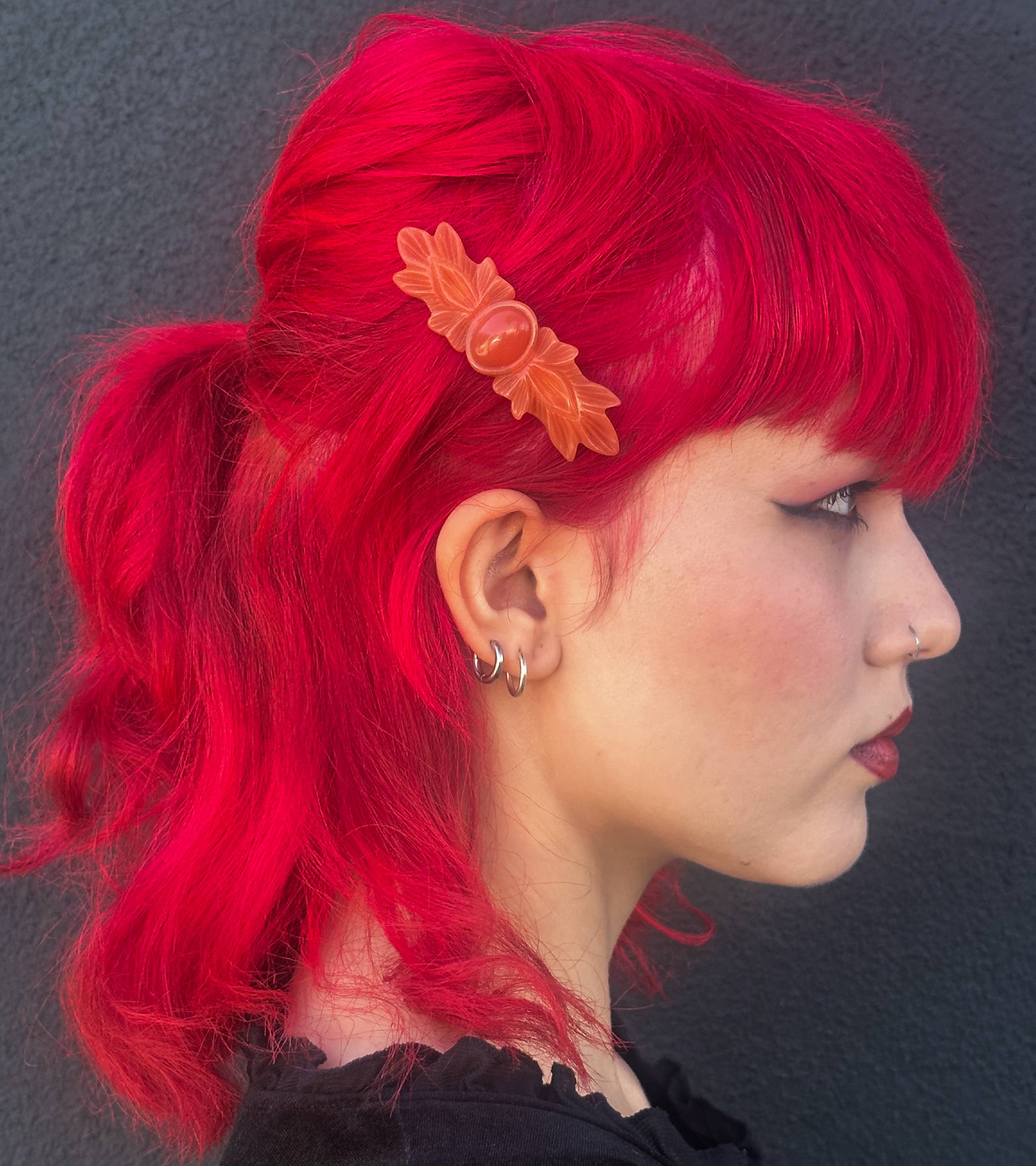 Jade Retrolite Ornate Barrette  for wholesale on Faire1