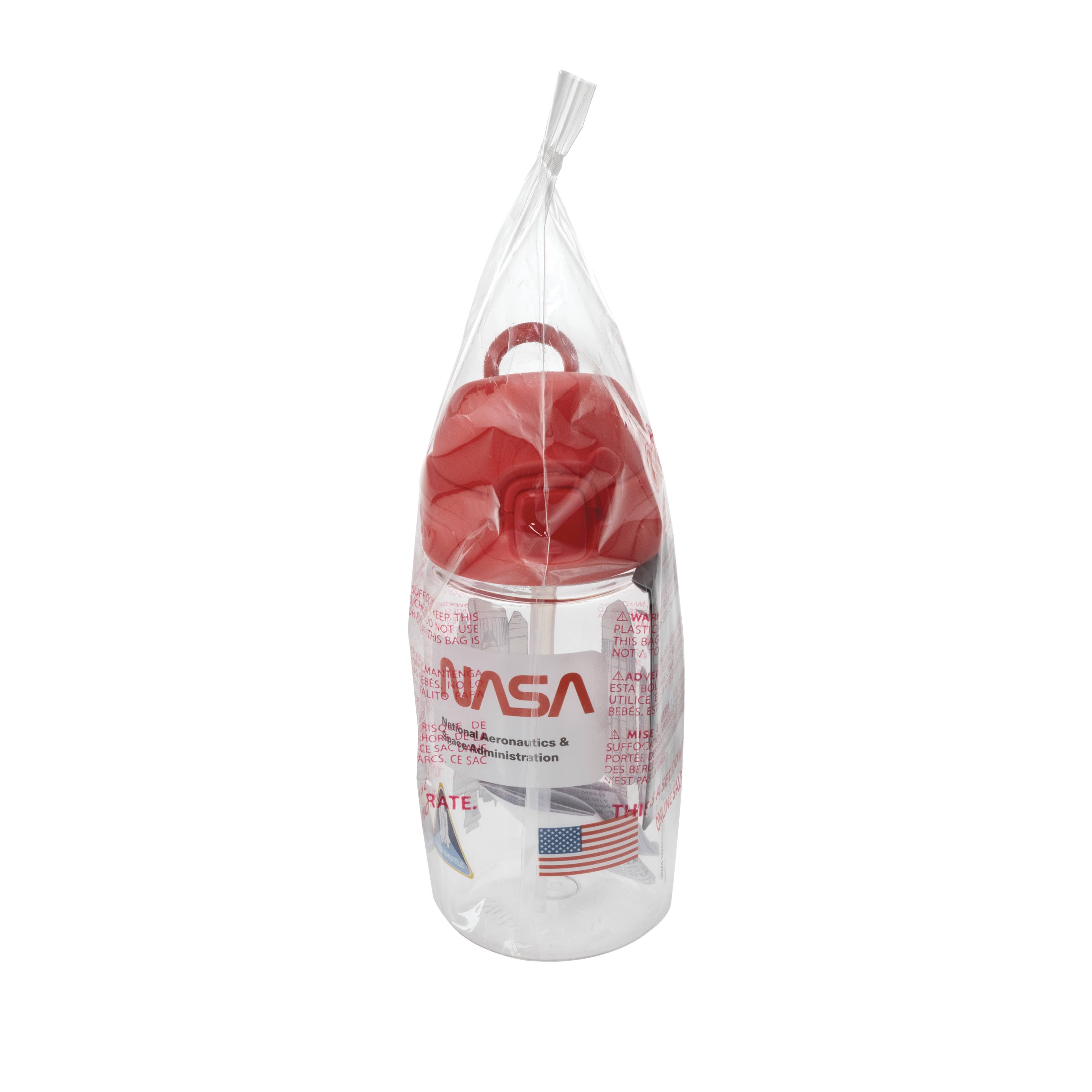 Nuby - Wholesale Drinking Glass/Cup - Kids & Baby - 14oz Tritan NASA Blast Flip-it Cup with Soft Spout9