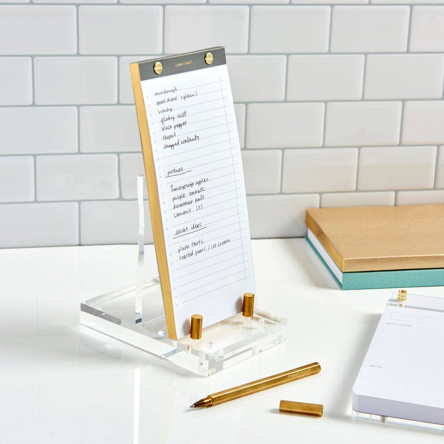 russell+hazel - Wholesale Notepad - Riveted Paper Listpad - Charcoal5