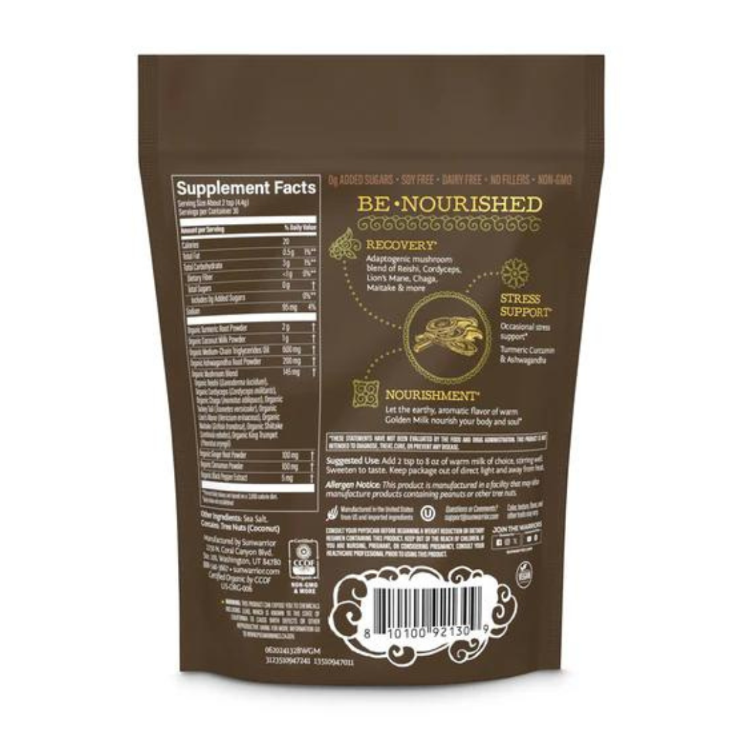 Sunwarrior - Wholesale Powdered Health Drink - Be Well Golden Milk Drink Powder Mix - Turmeric & Adaptogens3