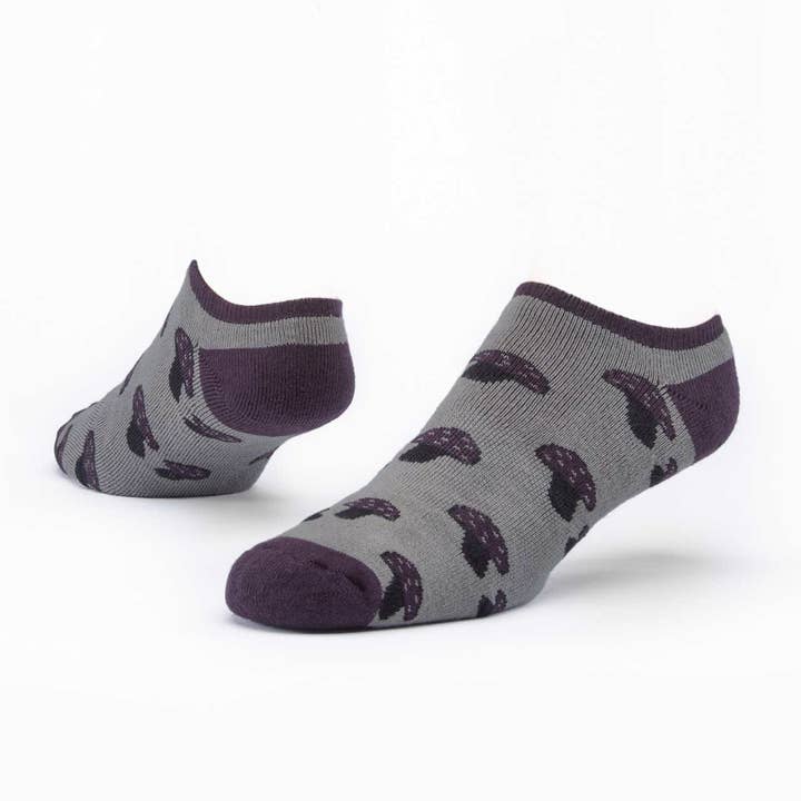 Maggie's Organics - Vente Chaussettes – unisexe - Chaussettes de foot en coton biologique couleur champignon taupe3