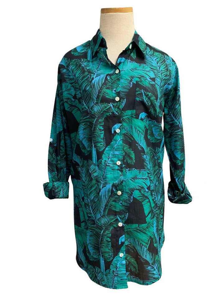 Schwarzes Boyfriend-Hemd für den Großhandel von KikiSol