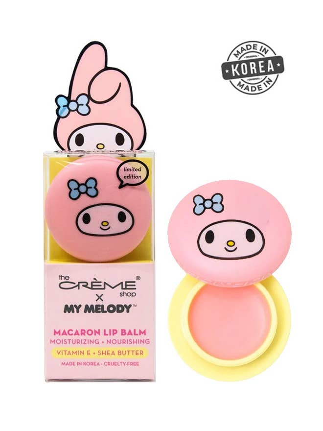 TCS MMLB8388 Melody Macaron Strawberry & Banana Lip Balm - 6 for wholesale by PINEAPPLE Beauty