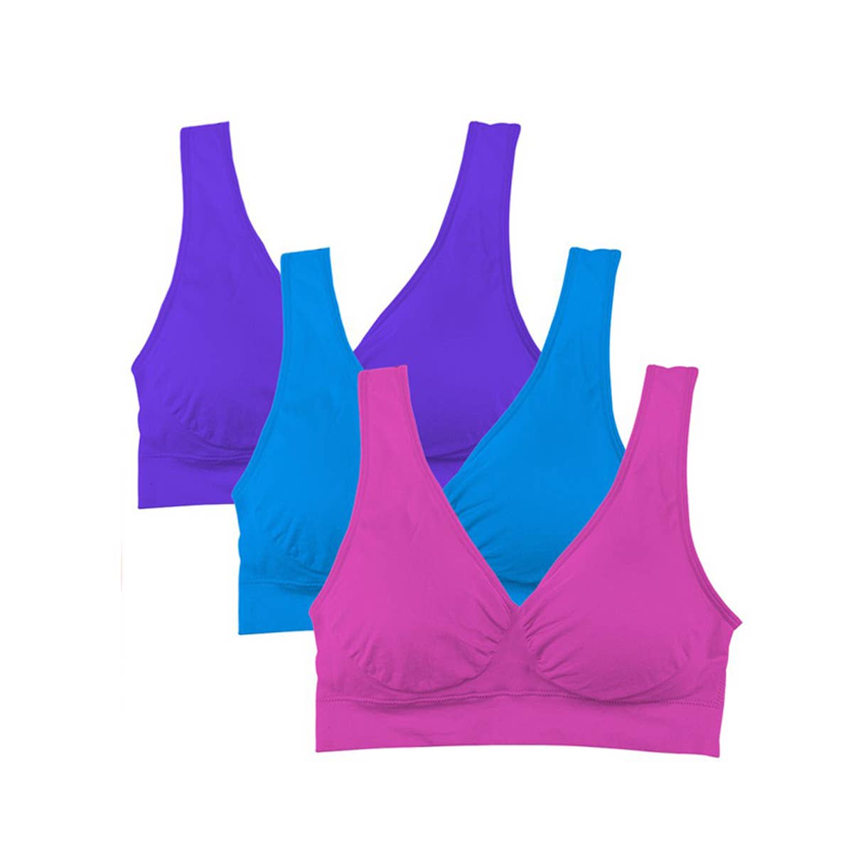 The American Gift Company (TAGCO) - Wholesale Bra - Women's - 3 Pack: Seamless Lightweight Comfort Bras6