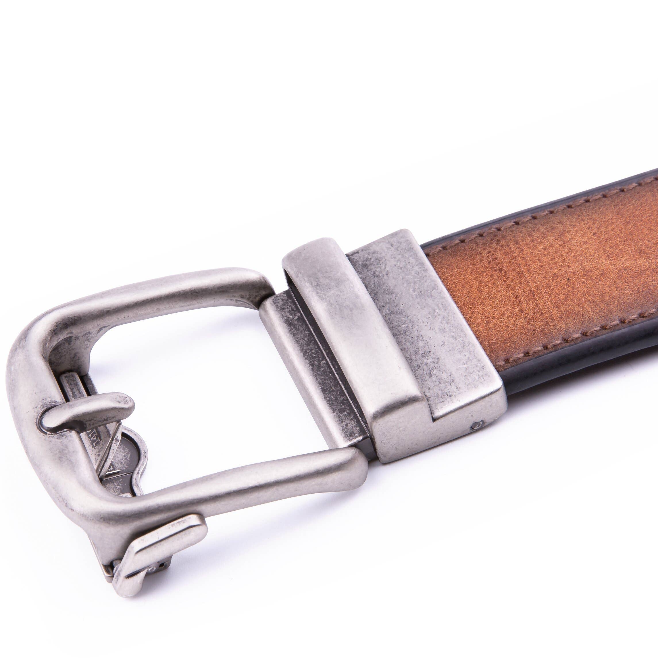 Brown Ratchet Belt for Men Dress Belts with Automatic Buckle-2073 for wholesale on Faire1